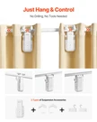 Vevor Automatic Curtain Opener, 2 Pack, App And Remote Control, Hub Included, El. Fixed Price $153.95.