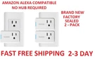 2 Pack Kisslink Wi-fi Smart Plug Alexa Or Phone Controlled Free Shipping. Fixed Price $17.25.
