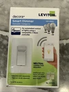 Leviton Smart Dimmer DZMX1 White. Fixed Price $44.99.