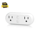 Smart 15A, Wifi&bluetooth Outlet Extender Dual Socket Plugs Works With Alex. Fixed Price $18.15.