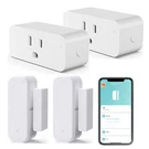 Solo Wifi Door Sensor Power Plug Home Security Alarm Smartlife App 2 Pk. Fixed Price $19.99.