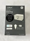 By On/off Smart Plug W/ Bridge- White CPLGSTDBLW1/ST1P-1. Fixed Price $16.19.