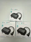Qty 3 Link Kasa Outdoor Smart Plug, Wi-fi Outlet With 2 Sockets Ep 40. Fixed Price $32.50.