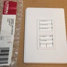 Lutron QSWFP-1RD-SW-E01 Seetouch Faceplate Kit Snow New In Package. Fixed Price $125.38.