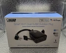 Feit Electric 15 Amp Outdoor Alexa Google Assistant Compatible Plug. Fixed Price $13.69.