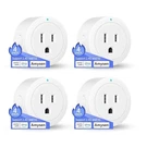 4X Amysen Smart Plug, Compatible With Alexa Only, Outlet Bluetooth Mesh. Fixed Price $23.86.