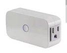 Tork Smart Energy Wi-fi Indoor Recording 3-PRONG 2-OUTLET Plug Adapter. Fixed Price $13.00.