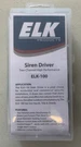 ELK-100 High Performance Siren Driver Module 2-VOLUME Levels Simultaneously. Fixed Price $39.99.