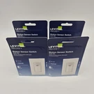 (4) Leviton Decora Motion Sensor Light Switch Single Pole, White R02-DOS02-1LW. Fixed Price $57.95.