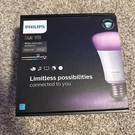 Philips Hue White Color Starter Kit E26 3 Bulbs Bridge Brand New In Box. Fixed Price $99.00.