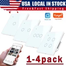 1/2/3/4 Gang Wifi Smart Wall Touch Light Switch Glass Panel For Alexa/google App. Fixed Price $53.49.