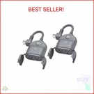 Geeni Outdoor Duo Wi-fi Smart Plug, Weatherproof Dual Socket, Wireless Remote Co. Fixed Price $26.52.