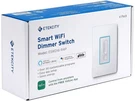 Etekcity Smart Wifi Light Dimmer Switch, White, 300W Capacity, 4-PACK. Fixed Price $78.00.