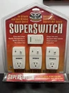 Superswitch Wireless Remote Control Outlet Set 3 Plug Smart Home. Fixed Price $25.00.