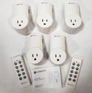 Etekcity Zap 5LX-S Remote Switch Set 2 Controls White. Fixed Price $41.85.