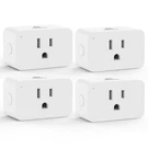 Eightree Zigbee Smart Plug 15A, Energy Monitoring, 4 Pack, White. Fixed Price $52.70.