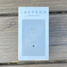 Insteon Dimmer Remote App Control Duplex Electrical Outlet White. Fixed Price $40.00.