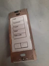 Lutron STWD-5BRL 7-BUTTON Raise Lower Keypad Dimmer -white. Fixed Price $17.95.