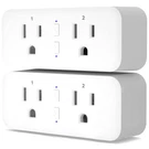 Kmc Smart Plug Duo 2-OUTLET Wi-fi 2-PACK Multi Adapter For Alexa/google W2. Fixed Price $25.00.