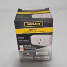 Defiant Smart Wi-fi Bluetooth Plug 15A White Alexa Google HPPA11AWB. Fixed Price $12.00.