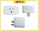 Qty 3 - New Ikea Tretakt Zigbee Smart Home Wall Plug 405.565.11. Fixed Price $29.40.