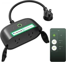 Outdoor Smart Plug, Home Wi-fi Outlet With 2 Sockets, IP64 Weather Resista. Fixed Price $36.99.