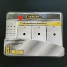 3-PACK Defiant Indoor Wireless Remote Control Electric Outlet Receivers 110395. Fixed Price $16.68.