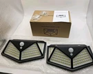 Monoprice Waterproof 114 Led Motion Sensor Solar Power Outdoor Security Lights. Fixed Price $24.99.