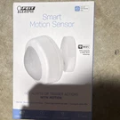 Feit Electric Smart Motion Sensor Wi-fi Indoor App White Mot/pir/wifi/bat. Fixed Price $17.25.