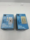 Radio Shack Plug-n-power Remote Control Wall Outlet &3-WAY Switch Set. Fixed Price $25.00.