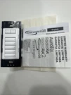 Lutron HQWD-W5BRL Homeworks Wireless 5-BUTTON Keypad With Box White. Fixed Price $232.89.