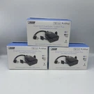 Lot Of 3 Feit Electric 15-AMP Outdoor Plug-in Smart Wi-fi Dual Outlet Wall. Fixed Price $34.00.