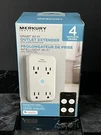 Merkury Innovations Smart Wi-fi Extender With Surge Protection 4 Outlets. Fixed Price $18.24.