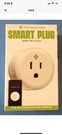 Smart Outlet Wi-fi Plug, White, 2.4GHZ, TS-WW117-199, Brand New. Fixed Price $10.99.