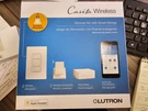 Lutron P-BDG-PKG2W Caseta Wireless Dimmer Kit With Bridge. Fixed Price $150.00.