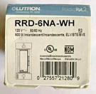 Lutron RRD-6NA-WH Radio RA2 Phase Selectable Wireless Dimmer -nib- Ship Same Day. Fixed Price $229.99.