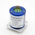 Radiall R573313300 28VDC 3GHZ SP3T Solder Pin Coaxial Switch. Fixed Price $600.00.