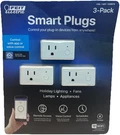 Smart Plugs Feit Electric (3-PACK) Remote Access Voice Control New Shps In 24HRS. Fixed Price $34.88.