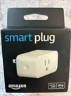 Amazon Smart Plug 3-PRONG Single Socket Wifi Works With Alexa White. Fixed Price $25.00.