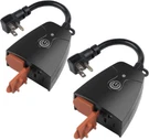 Outdoor Smart Wifi Plug, Hbn Heavy Duty Wi-fi Timer With Two Grounded... Black. Fixed Price $24.82.