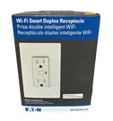 Eaton WFTRCR15-W Receptacle Smart Duplex Outlet White 15A 125V Wifi. Fixed Price $14.99.