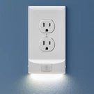 Snappower Motionlight 1-GANG Duplex Outlet Wall Plate, White O1ML-XWH-SM20. Fixed Price $22.99.