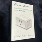 Tp-link Kasa Smart Wi-fi Mini Plug With Energy Monitoring- White 15A KP-115 New. Fixed Price $10.00.