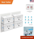 Plug Mini 15A, Smart Home Wi-fi Outlet Works With Alexa, Google & Ifttt,.... Fixed Price $69.08.