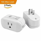 2PACK Smart Plug Wifi Switch Socket Outlet Compatible With Alexa Googleassistant. Fixed Price $11.99.