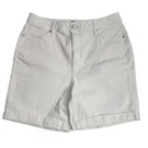 Simply Vera Wang Denim Shorts Women's 12 White Cuffed Mid Rise. Fixed Price $25.00.