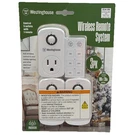 Westinghouse Indoor Wireless Remote System 3PK Sealed. Fixed Price $24.95.