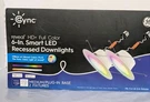 Ge Cync Smart Reveal Hd Lights Recessed White. Fixed Price $39.00.