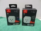 Lot Of 2 Globe Electric Smart Plug, White, Wi-fi, Works W/alexa & Google Assi. Fixed Price $15.99.