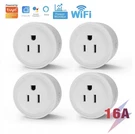 4 Pk Mini Smart Plug Wifi Outlet Works With Alexa Google Home 16A App Controlled. Fixed Price $34.99.